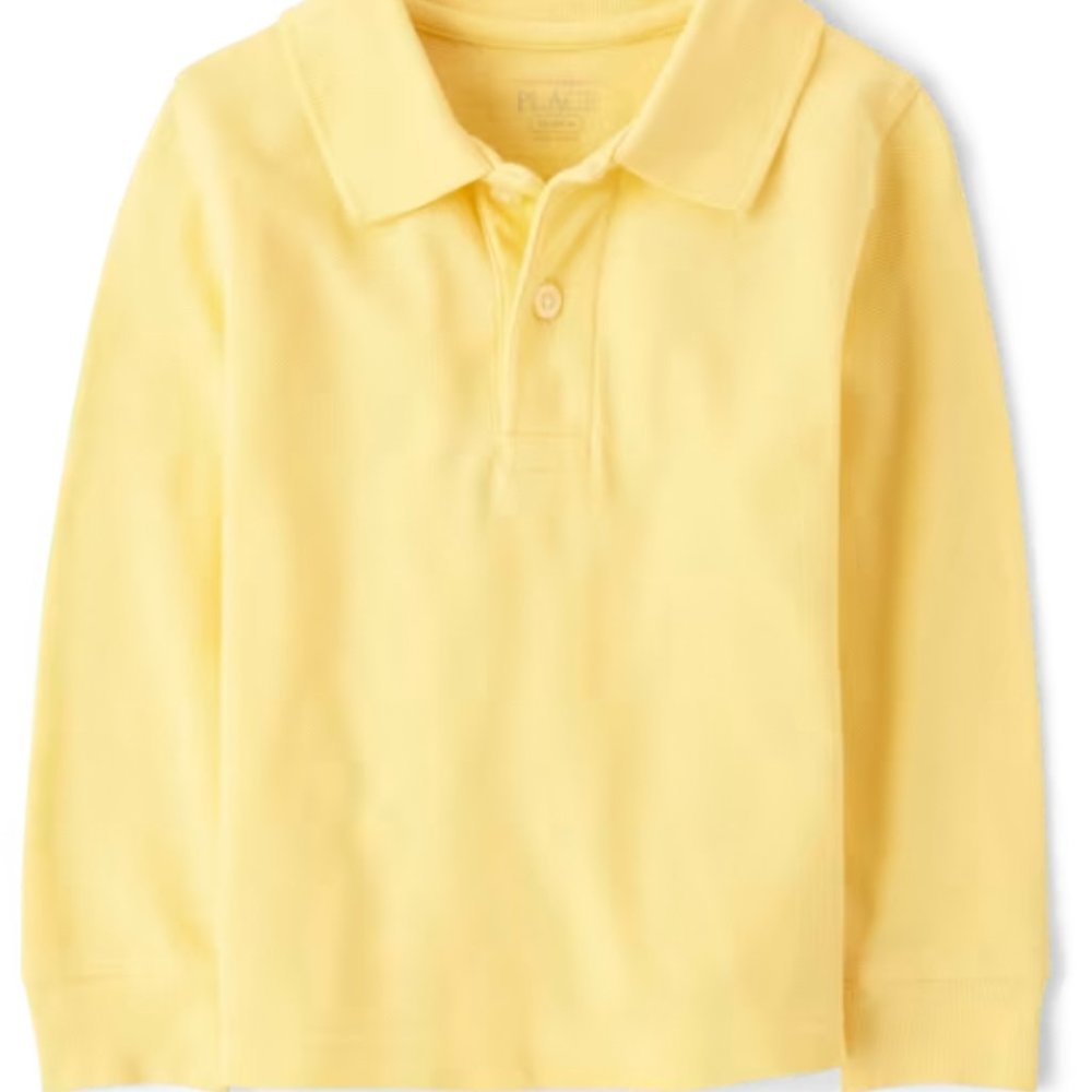 10/12 Uniform Pique Polo - New Yellow